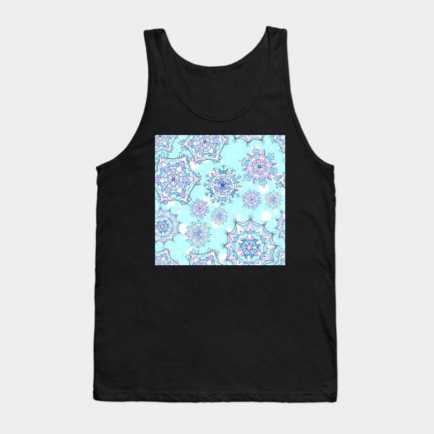 pattern of snowflakes_2 Tank Top by lisenok